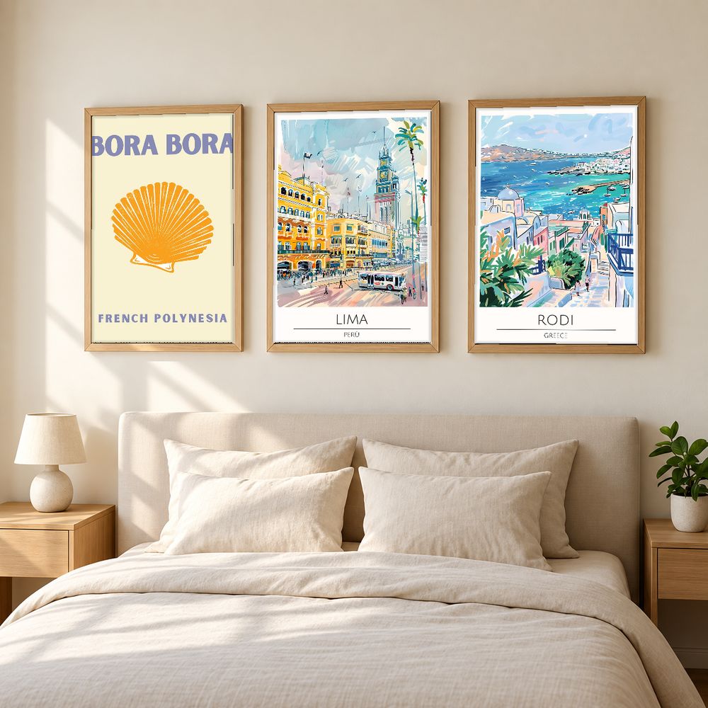 Set de 0 cuadros decorativos que combinan