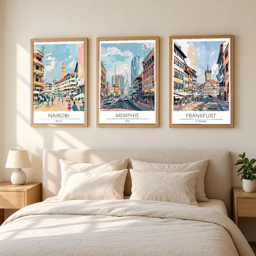 Set de 0 cuadros decorativos que combinan
