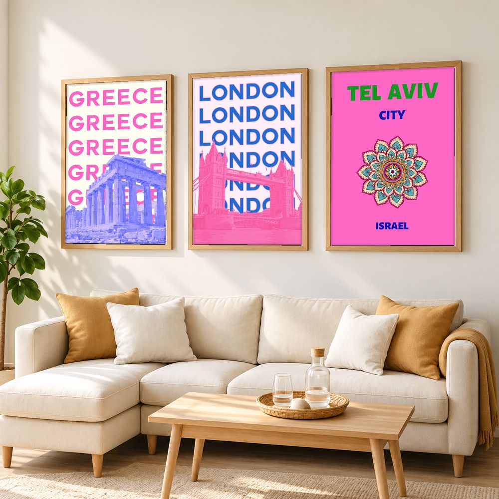 Set de 0 cuadros decorativos que combinan