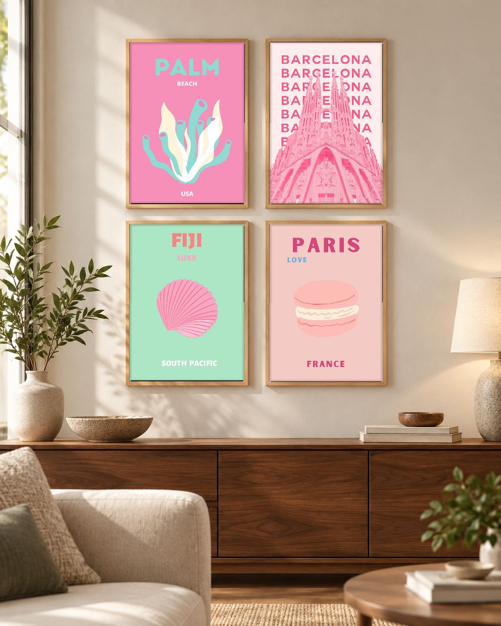 Set de 0 cuadros decorativos que combinan