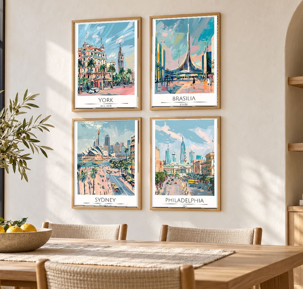 Set de 0 cuadros decorativos que combinan