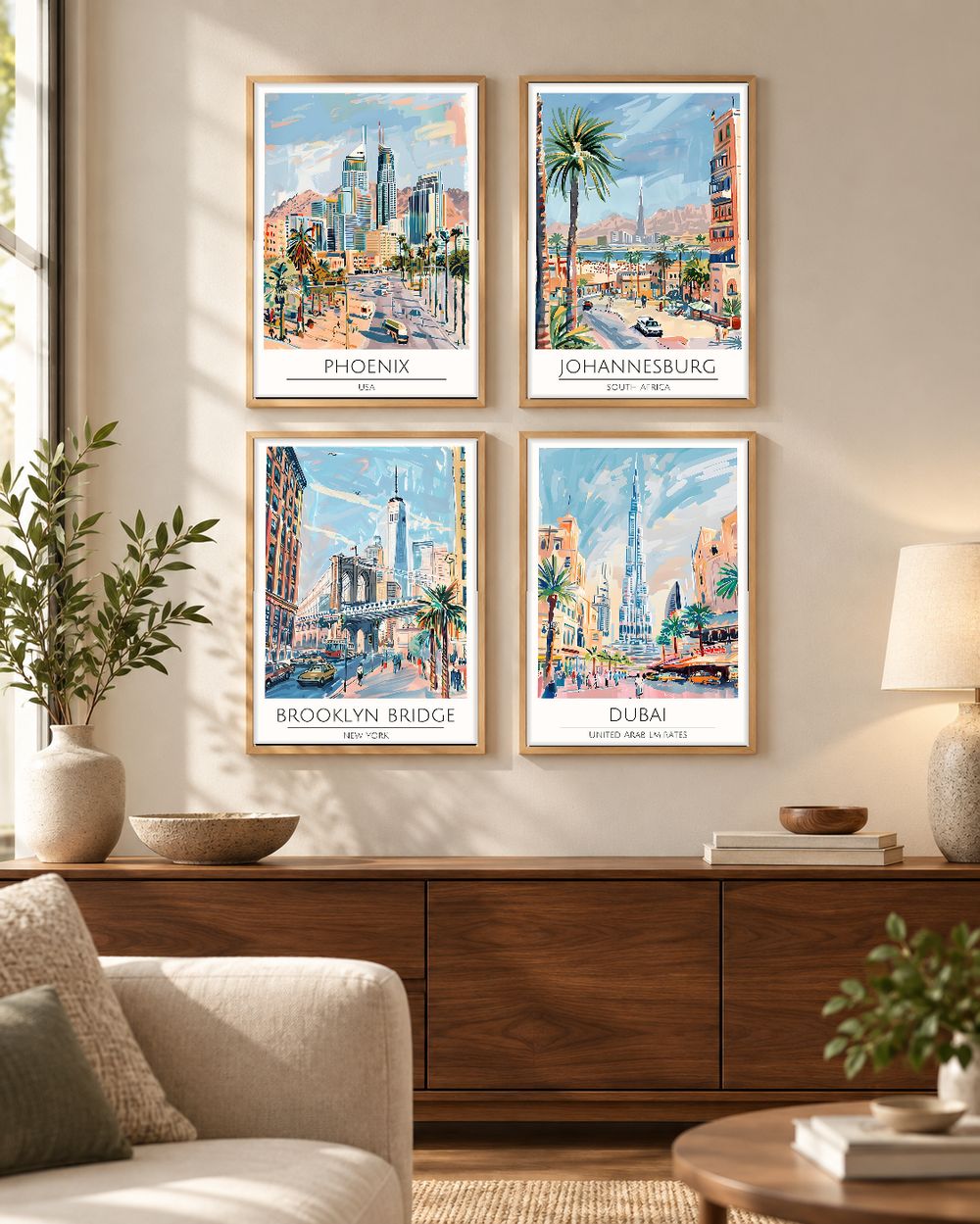 Set de 0 cuadros decorativos que combinan