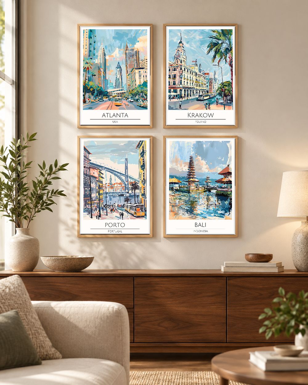 Set de 0 cuadros decorativos que combinan