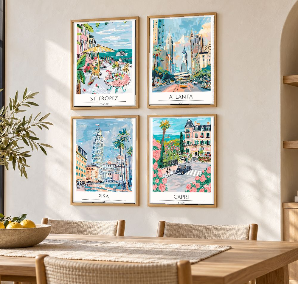 Set de 0 cuadros decorativos que combinan
