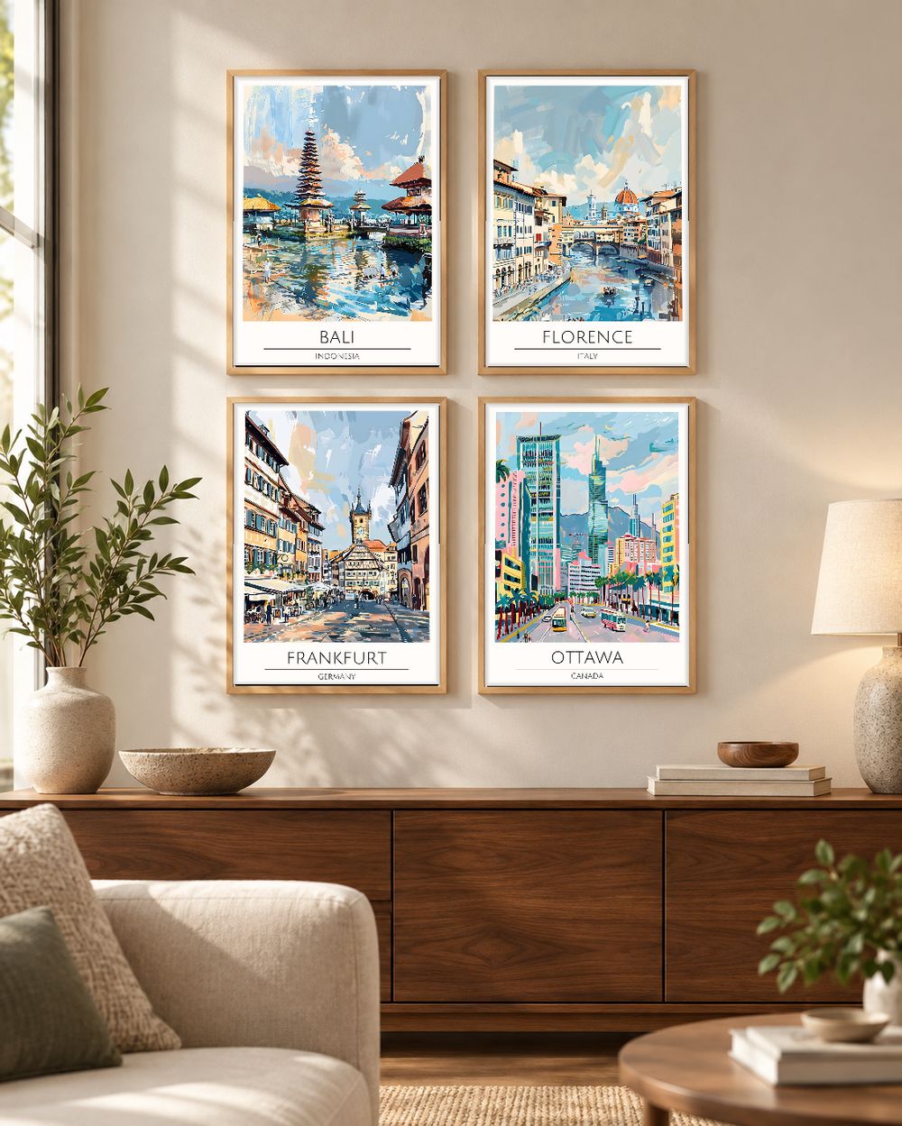 Set de 0 cuadros decorativos que combinan