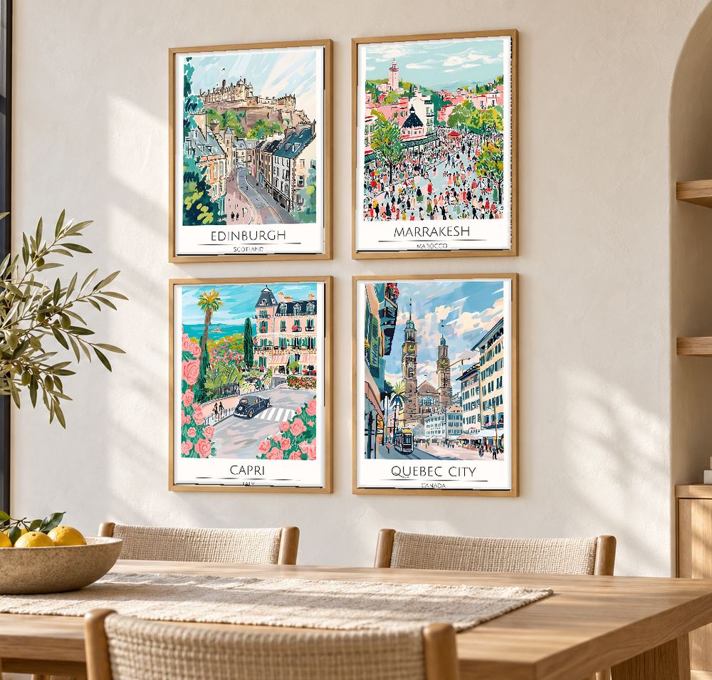Set de 0 cuadros decorativos que combinan