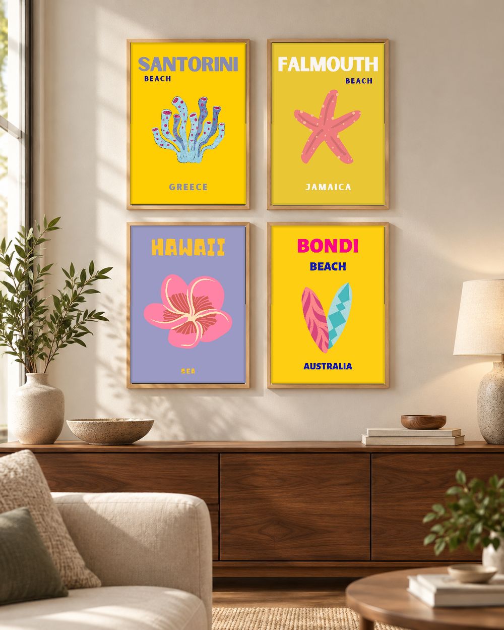 Set de 0 cuadros decorativos que combinan