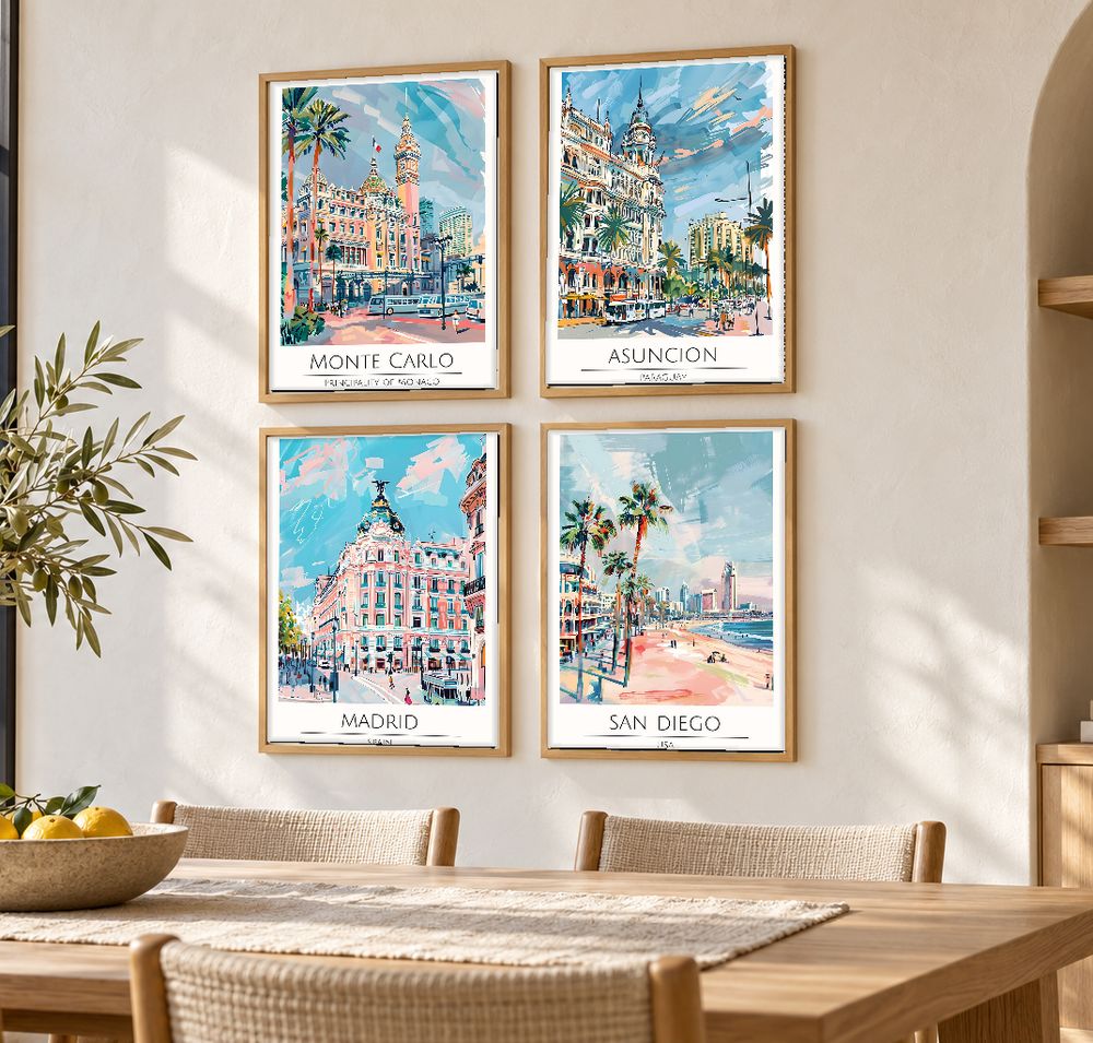 Set de 0 cuadros decorativos que combinan