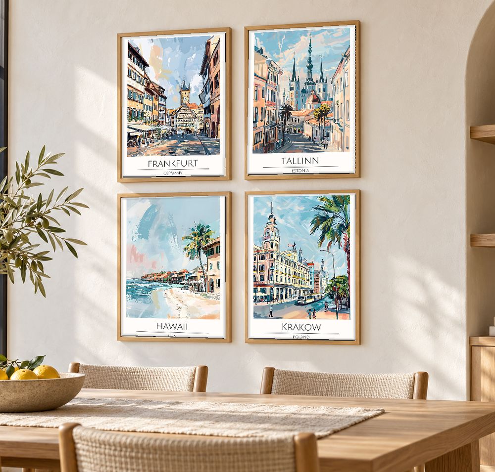 Set de 0 cuadros decorativos que combinan
