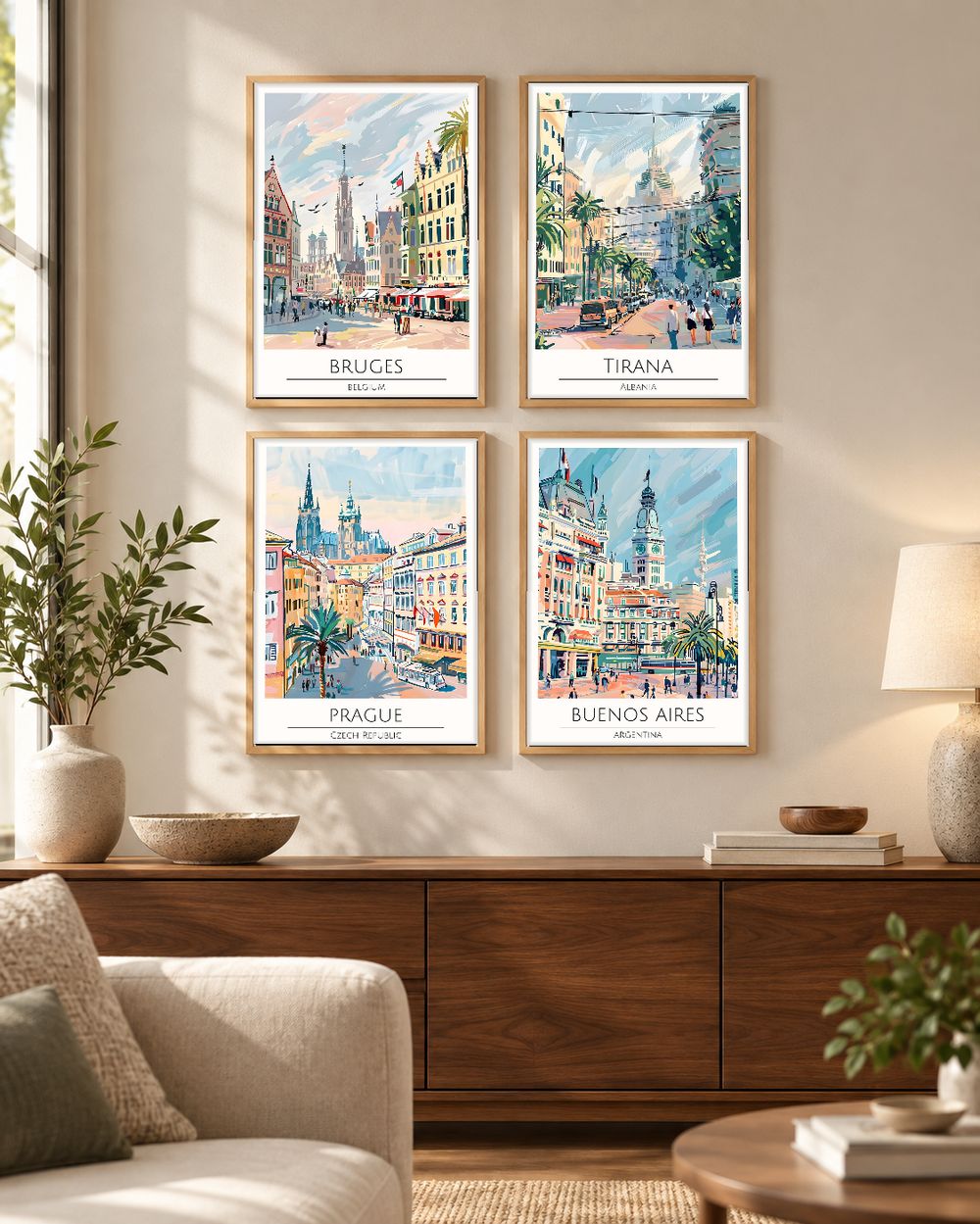Set de 0 cuadros decorativos que combinan