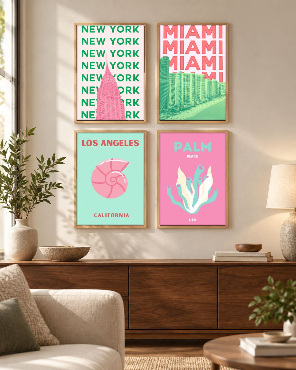Set de 0 cuadros decorativos que combinan