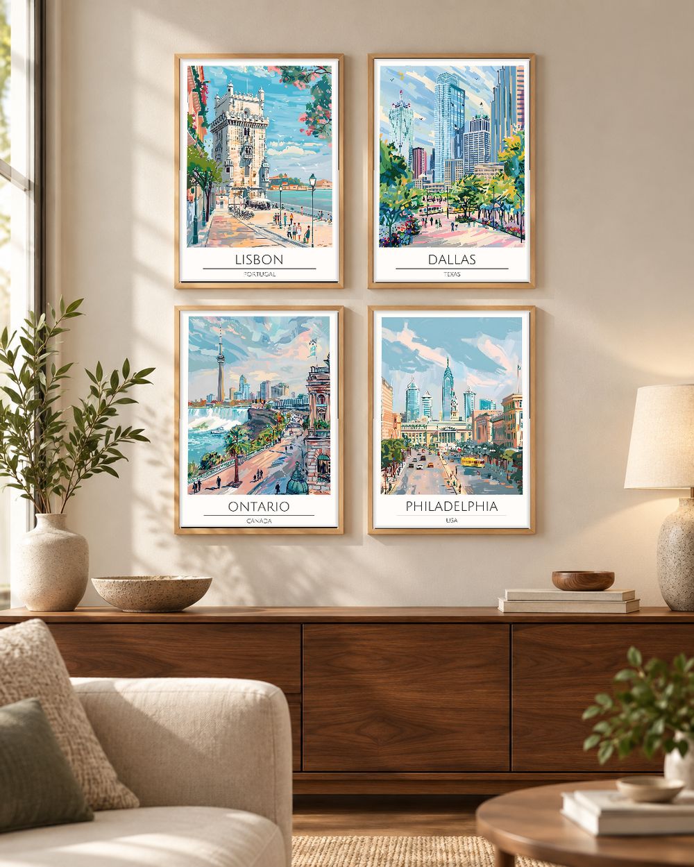 Set de 0 cuadros decorativos que combinan