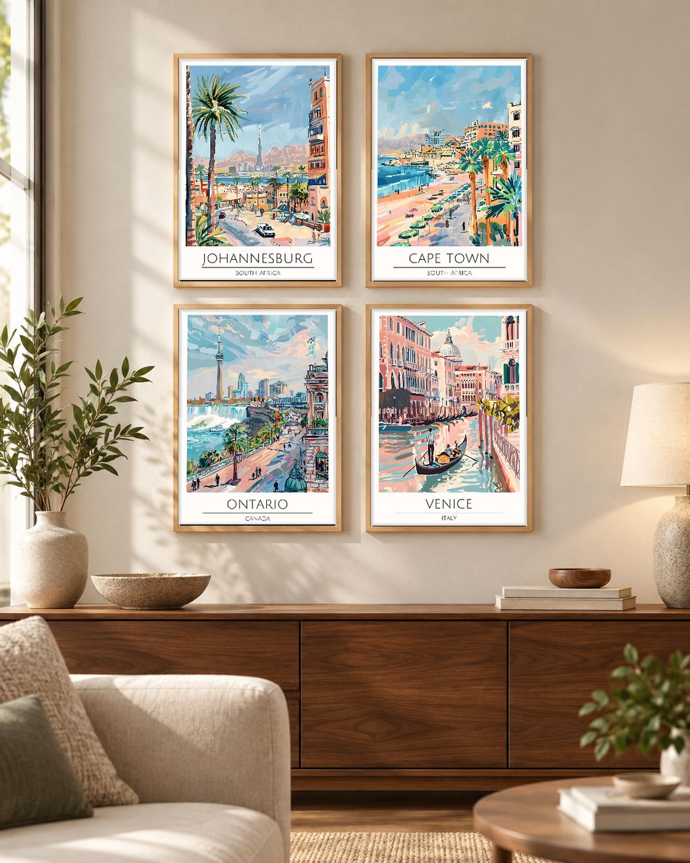 Set de 0 cuadros decorativos que combinan