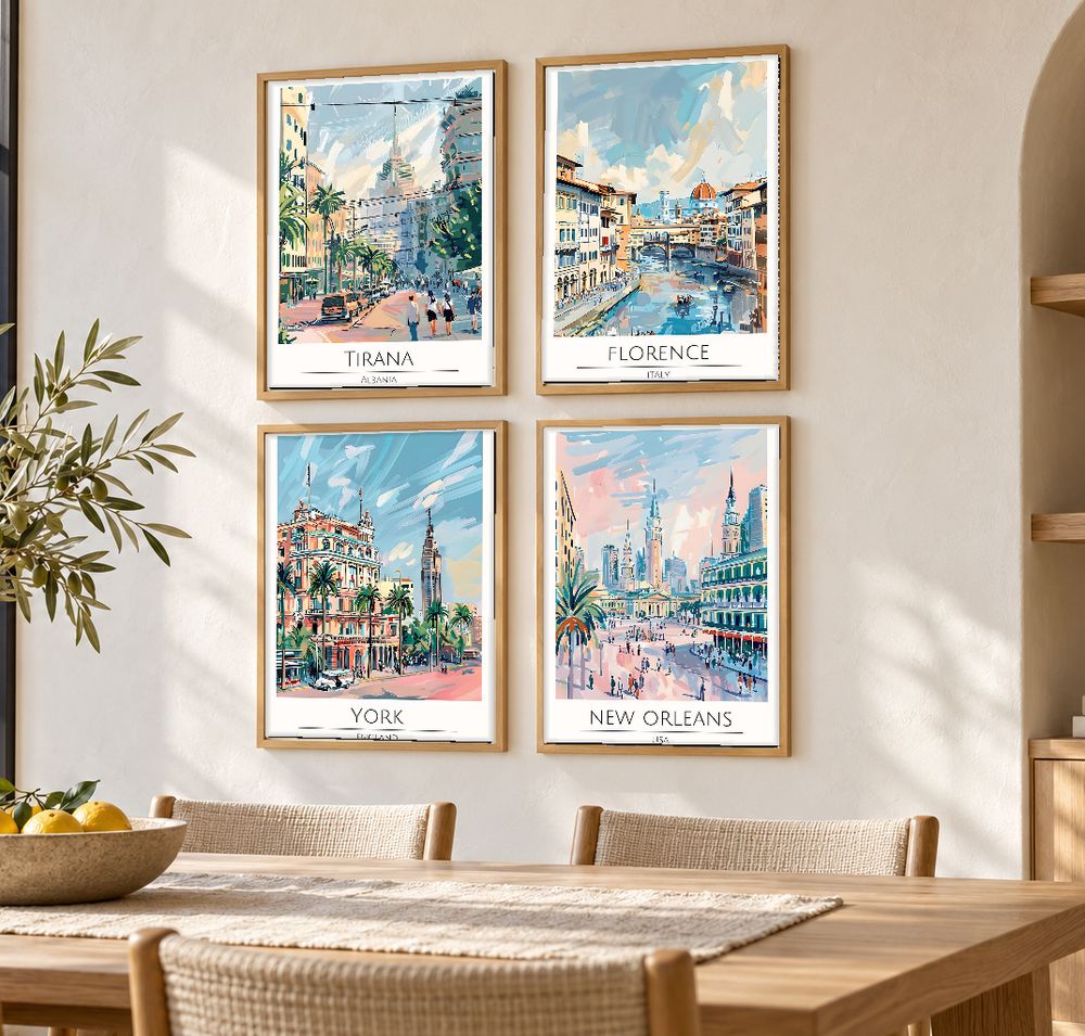 Set de 0 cuadros decorativos que combinan