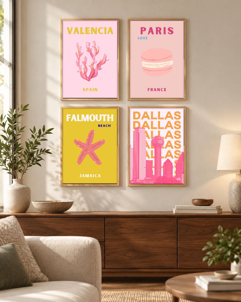 Set de 0 cuadros decorativos que combinan