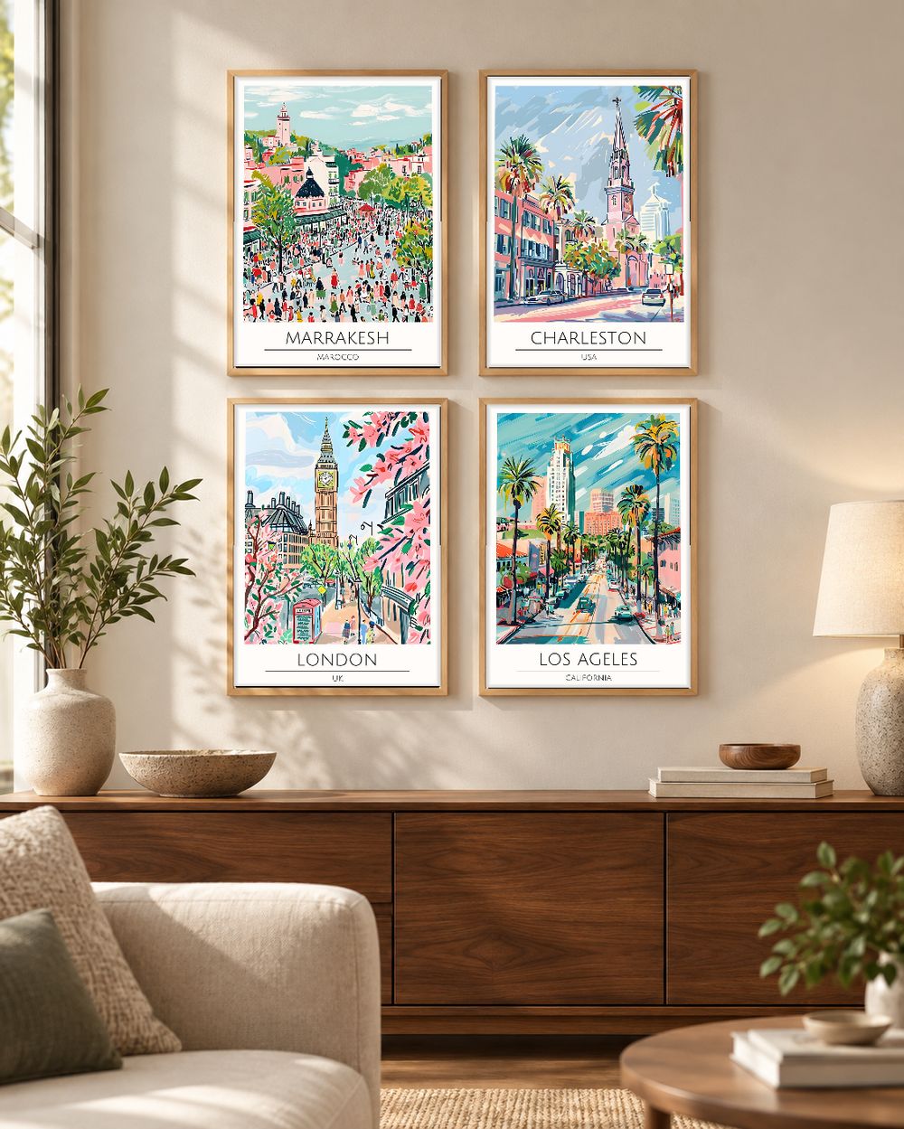 Set de 0 cuadros decorativos que combinan