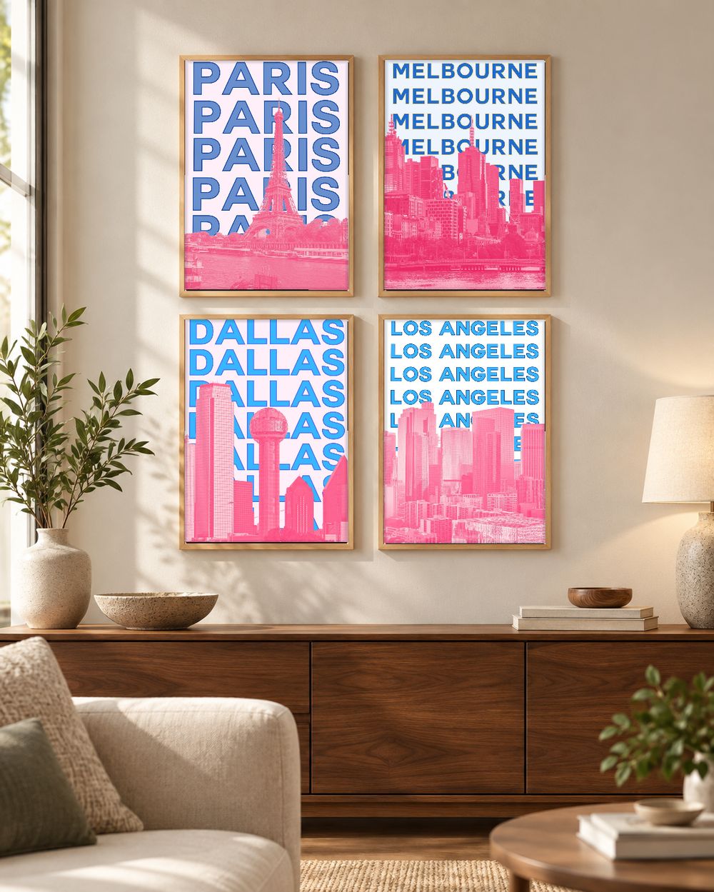 Set de 0 cuadros decorativos que combinan