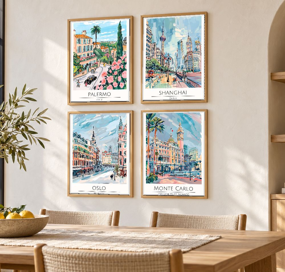 Set de 0 cuadros decorativos que combinan