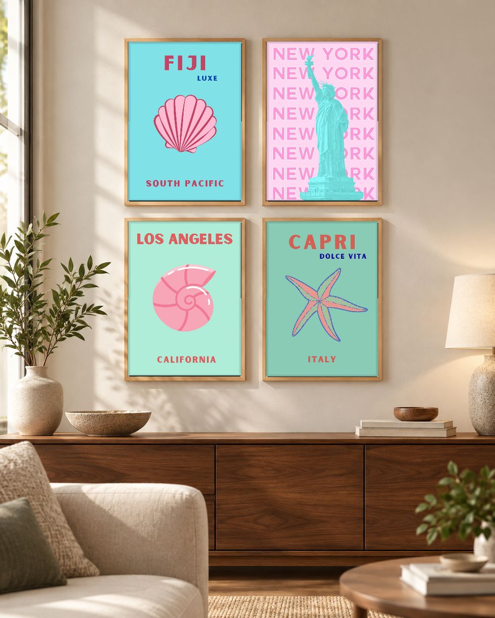 Set de 0 cuadros decorativos que combinan