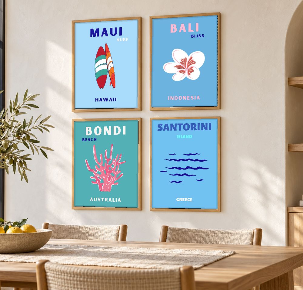 Set de 0 cuadros decorativos que combinan