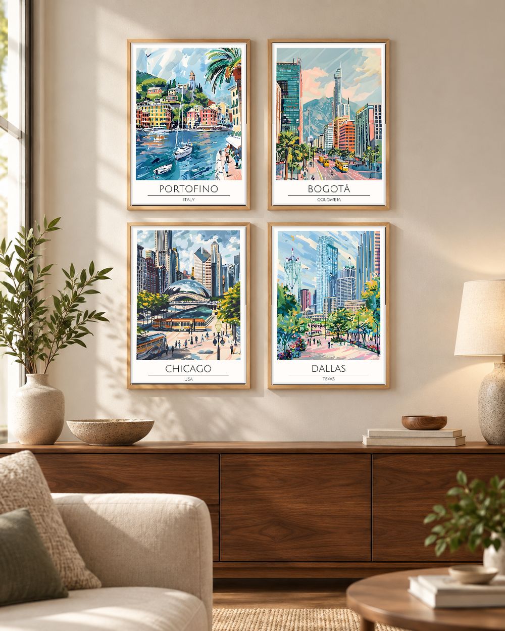 Set de 0 cuadros decorativos que combinan
