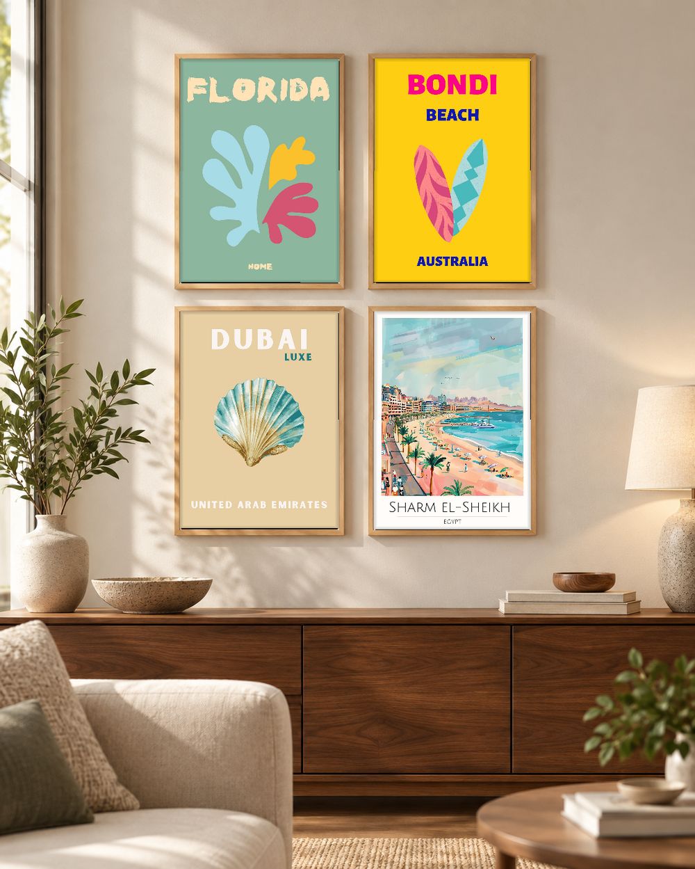 Set de 0 cuadros decorativos que combinan