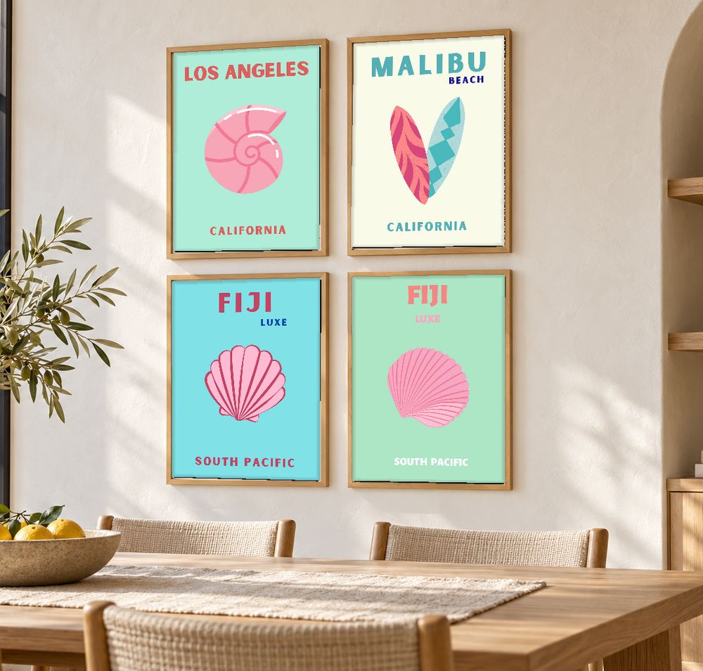 Set de 0 cuadros decorativos que combinan