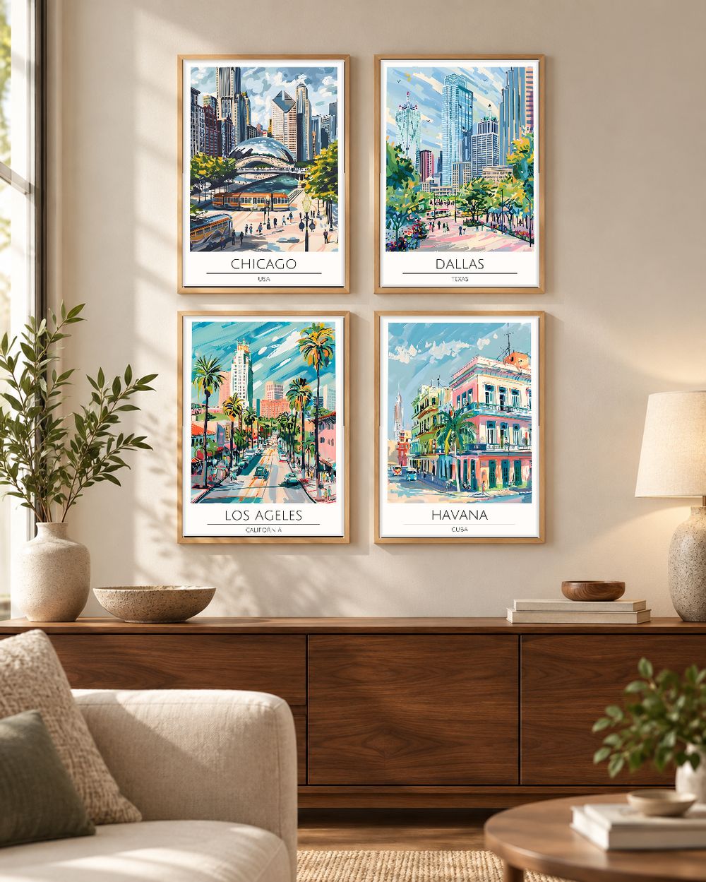 Set de 0 cuadros decorativos que combinan