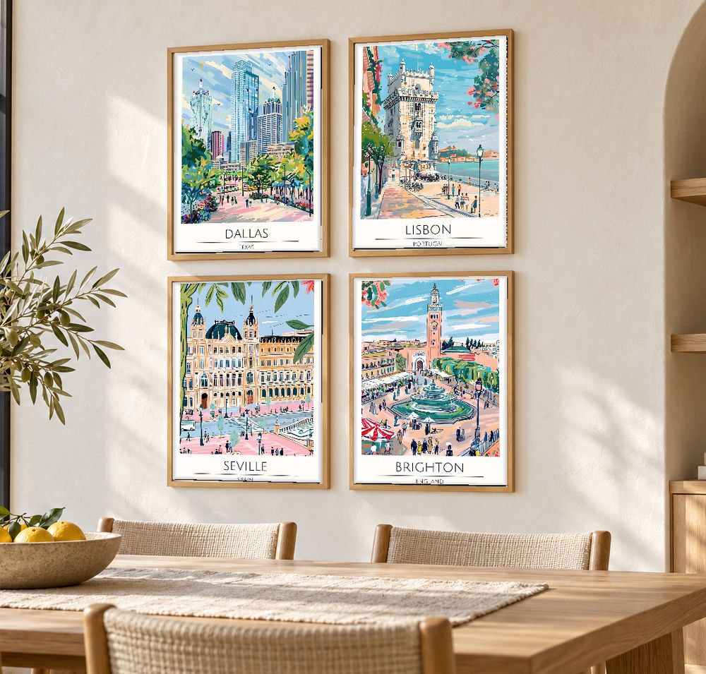 Set de 0 cuadros decorativos que combinan