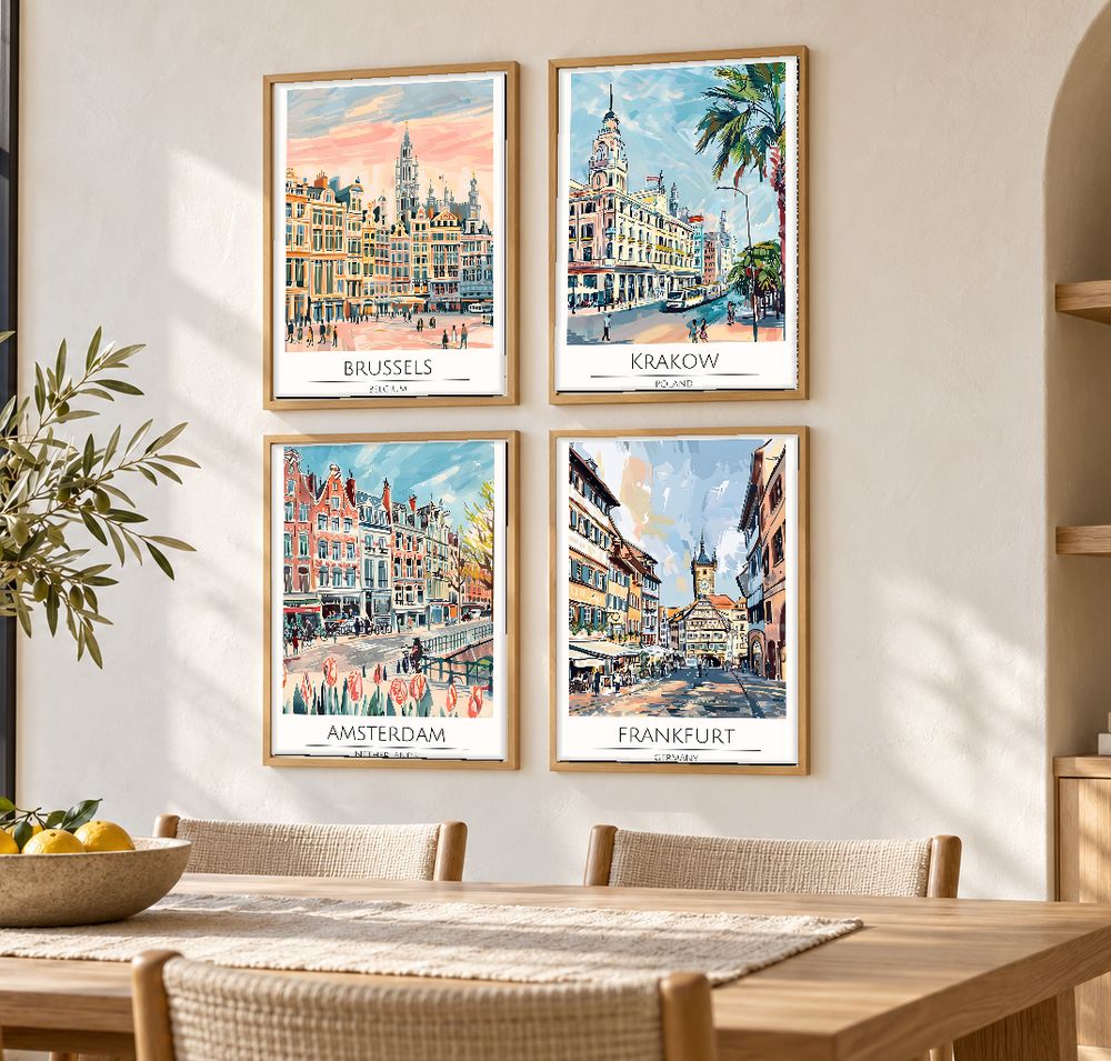 Set de 0 cuadros decorativos que combinan