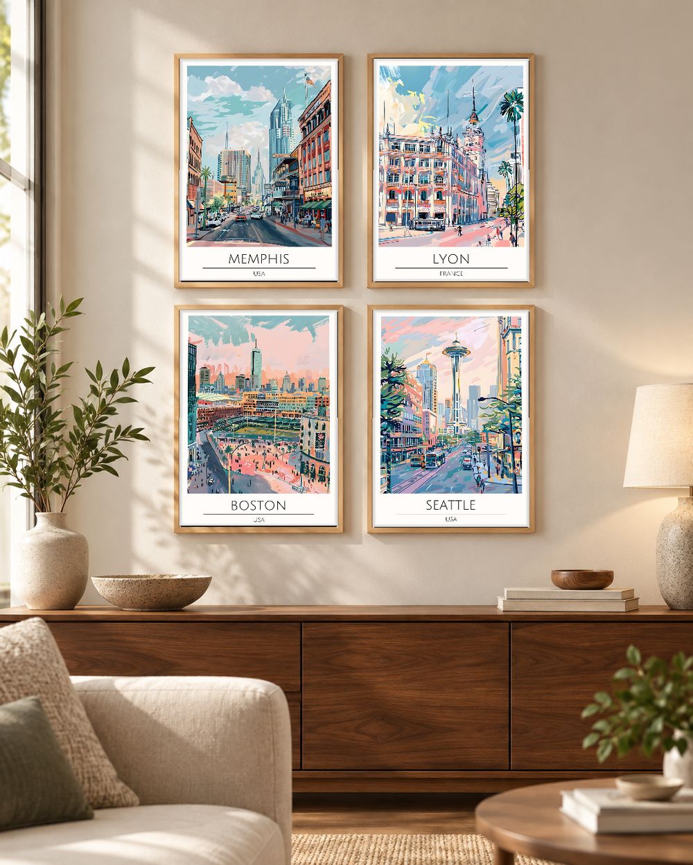 Set de 0 cuadros decorativos que combinan