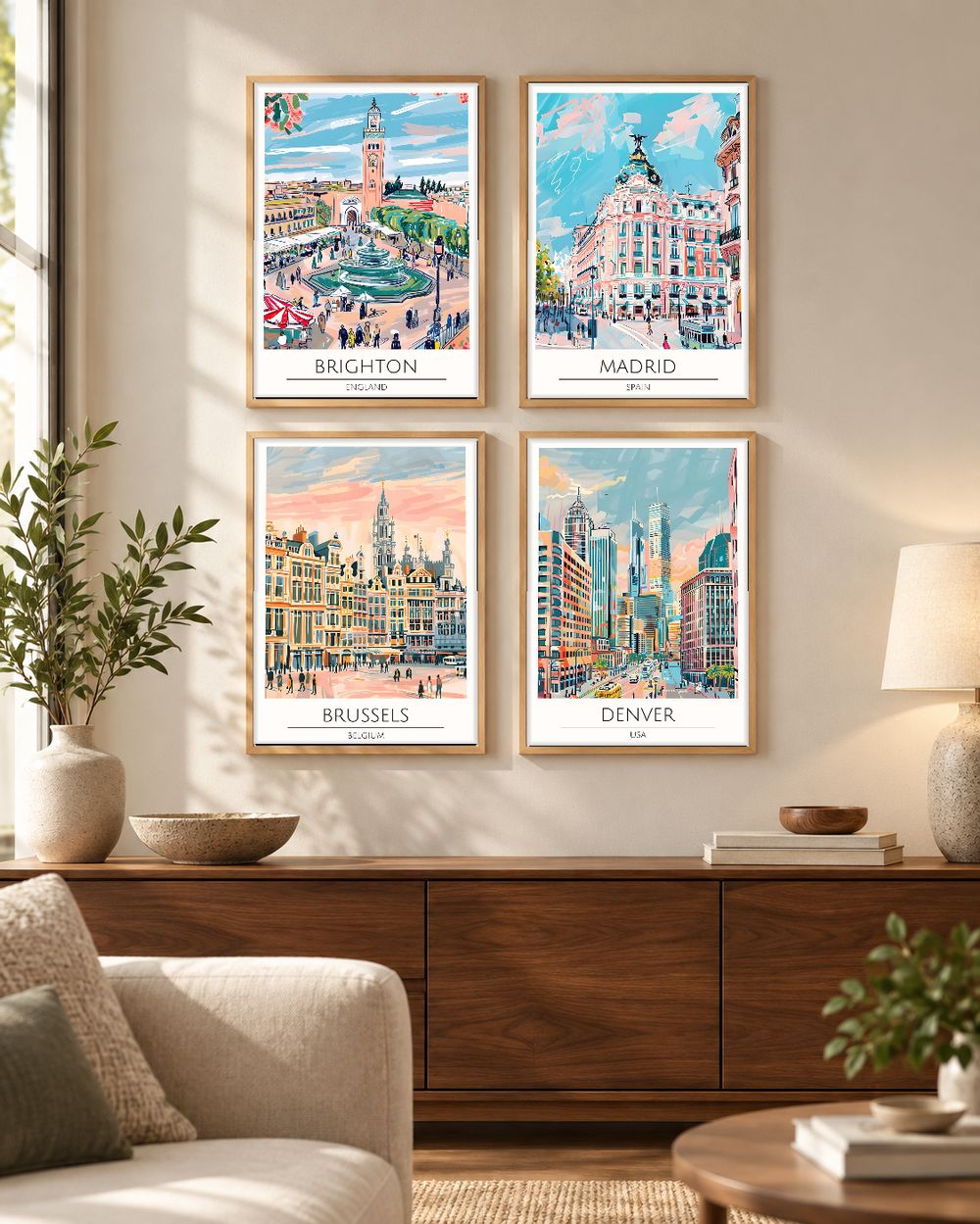 Set de 0 cuadros decorativos que combinan