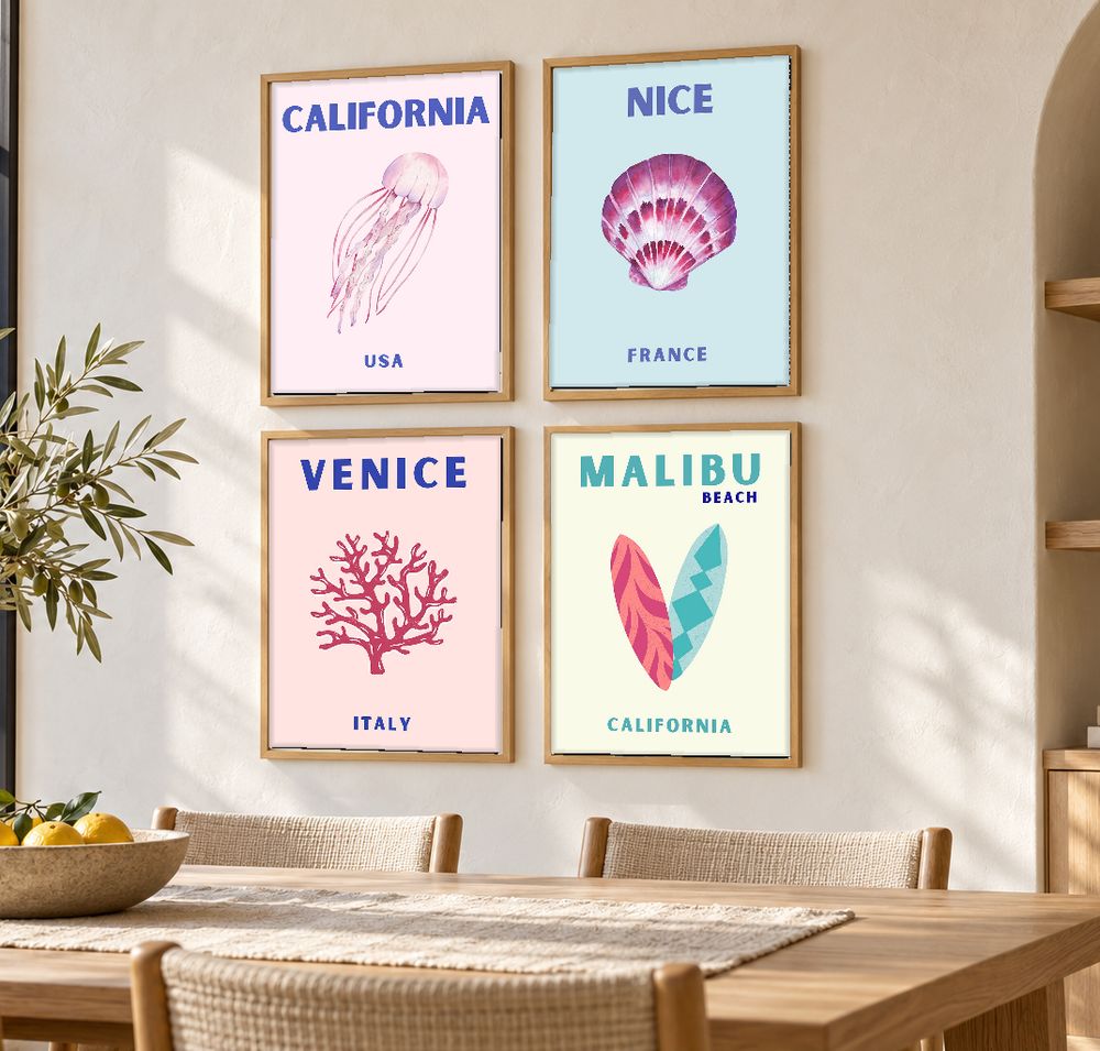 Set de 0 cuadros decorativos que combinan