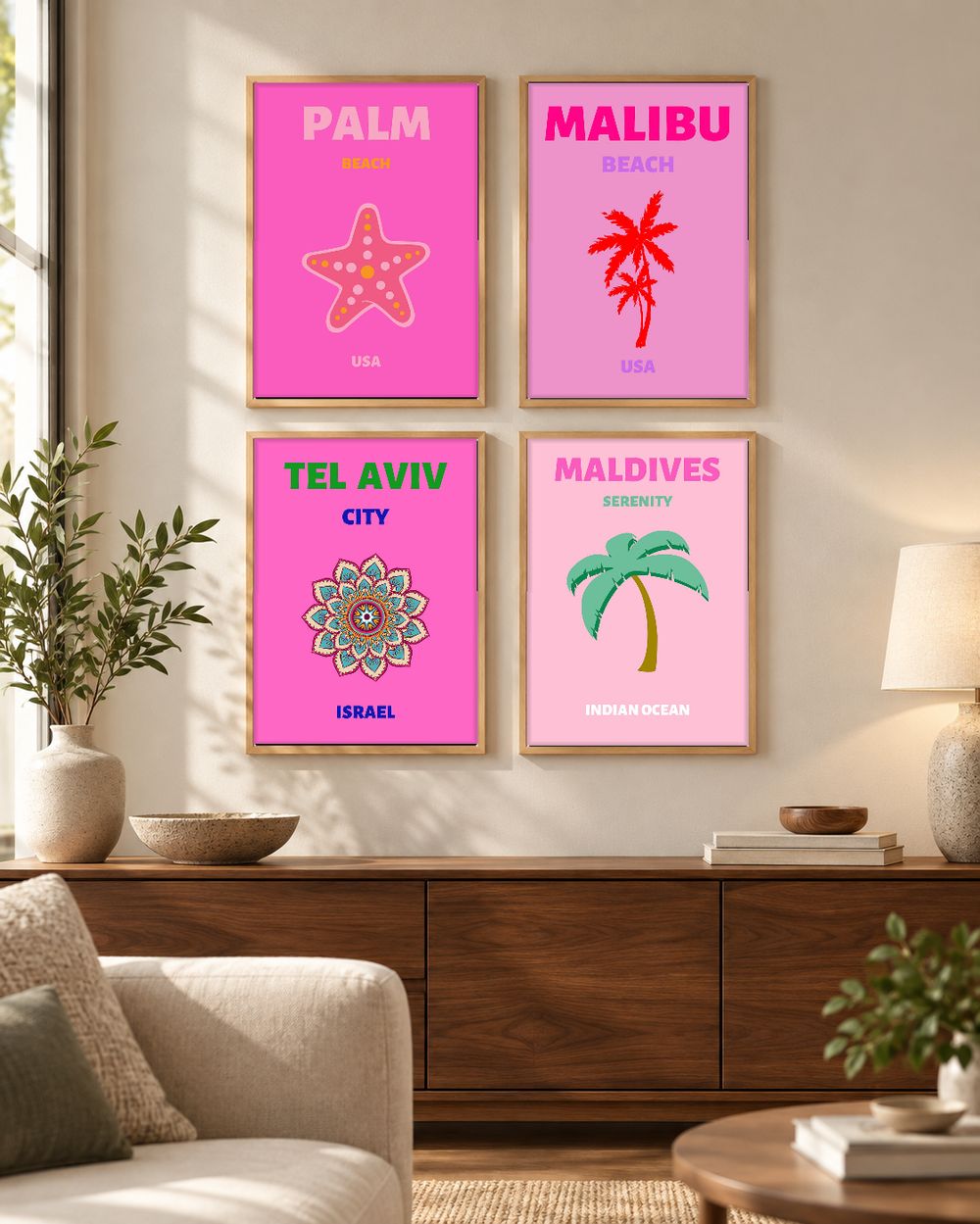 Set de 0 cuadros decorativos que combinan