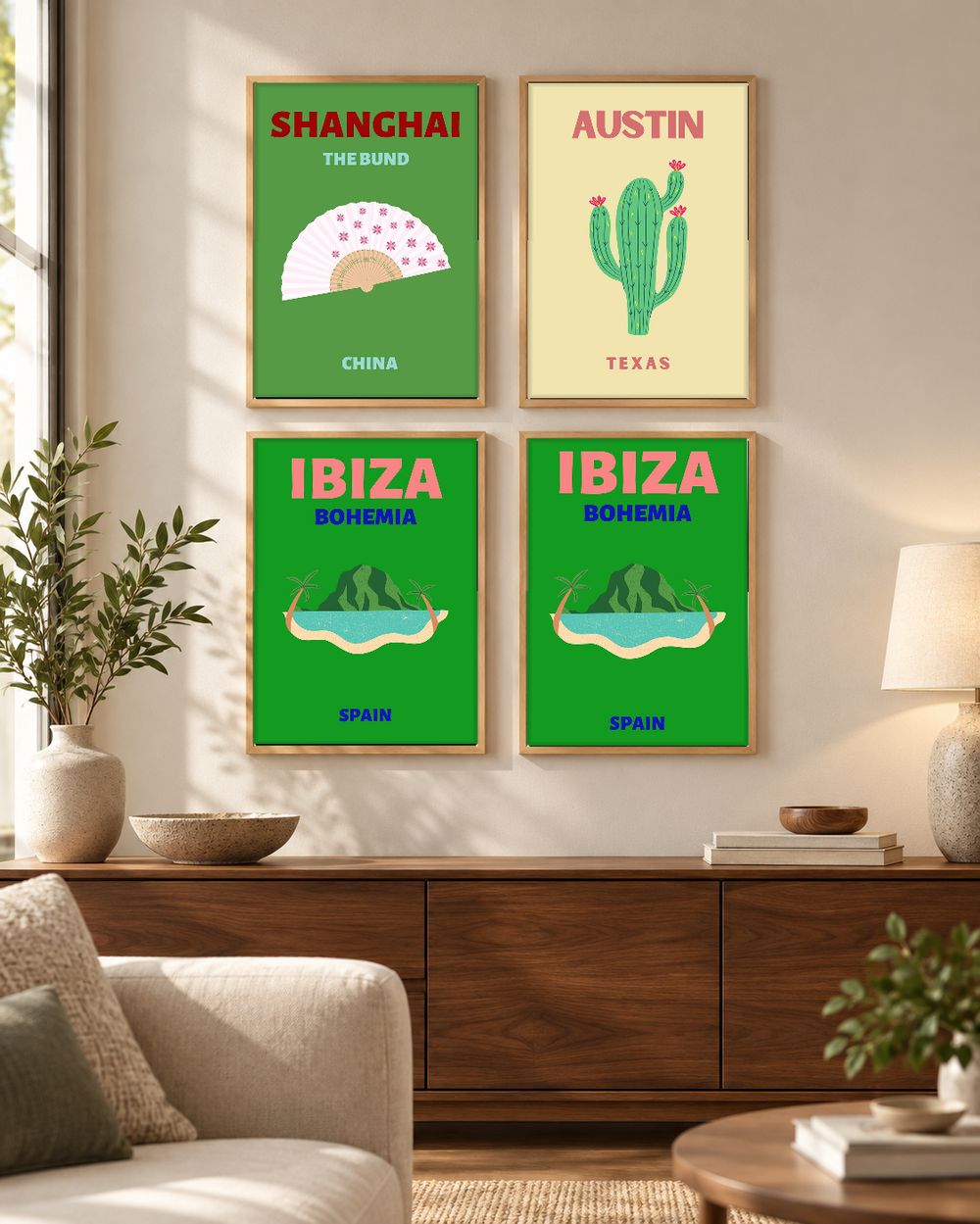 Set de 0 cuadros decorativos que combinan