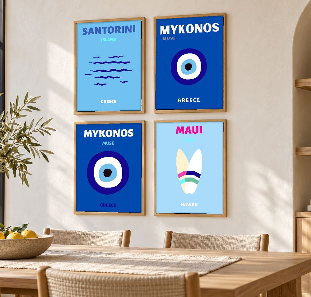 Set de 0 cuadros decorativos que combinan