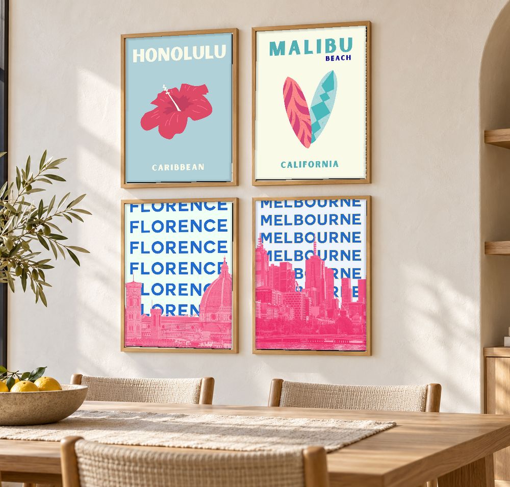 Set de 0 cuadros decorativos que combinan