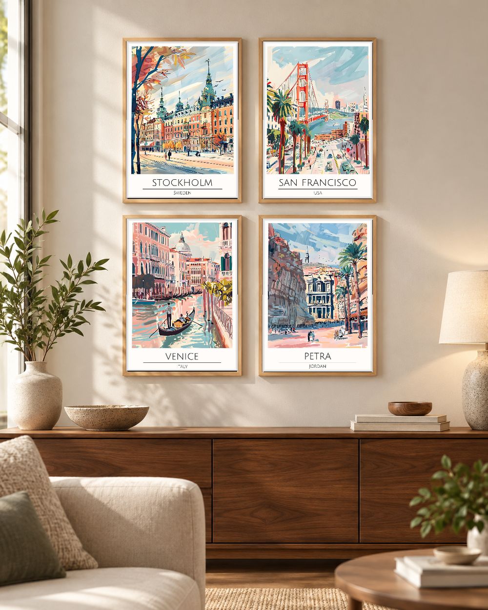 Set de 0 cuadros decorativos que combinan