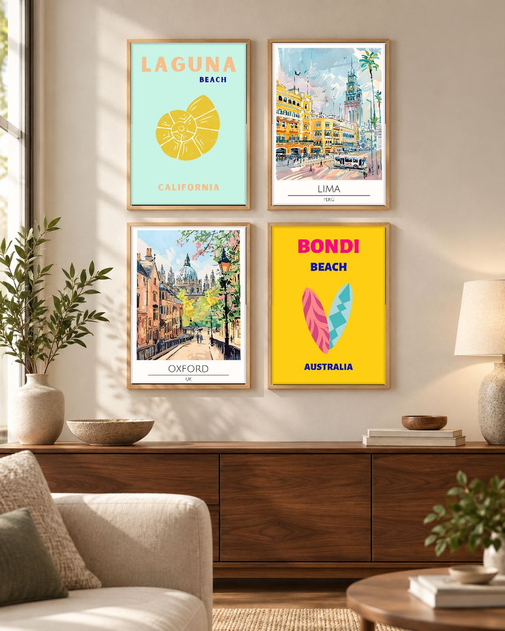 Set de 0 cuadros decorativos que combinan