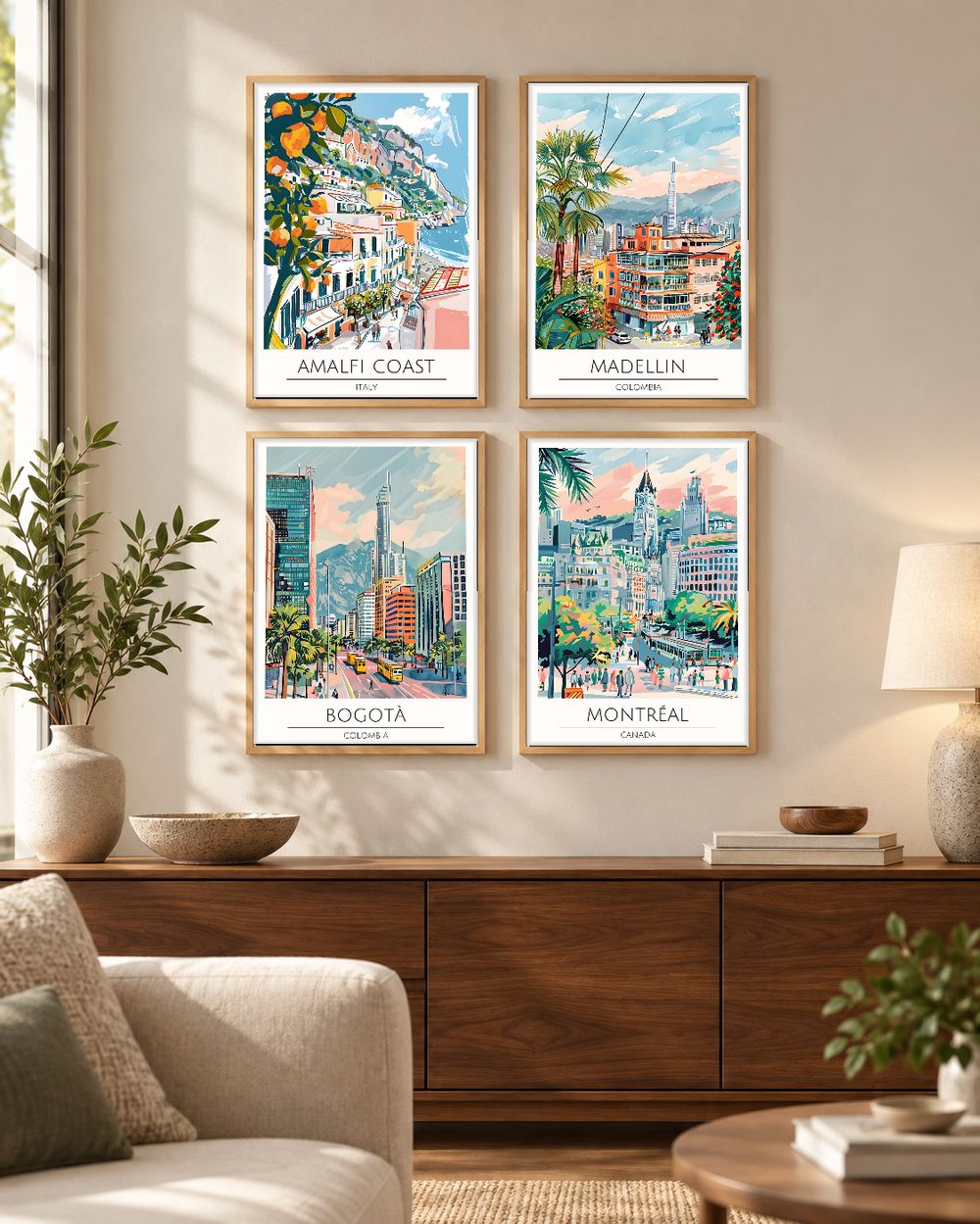 Set de 0 cuadros decorativos que combinan