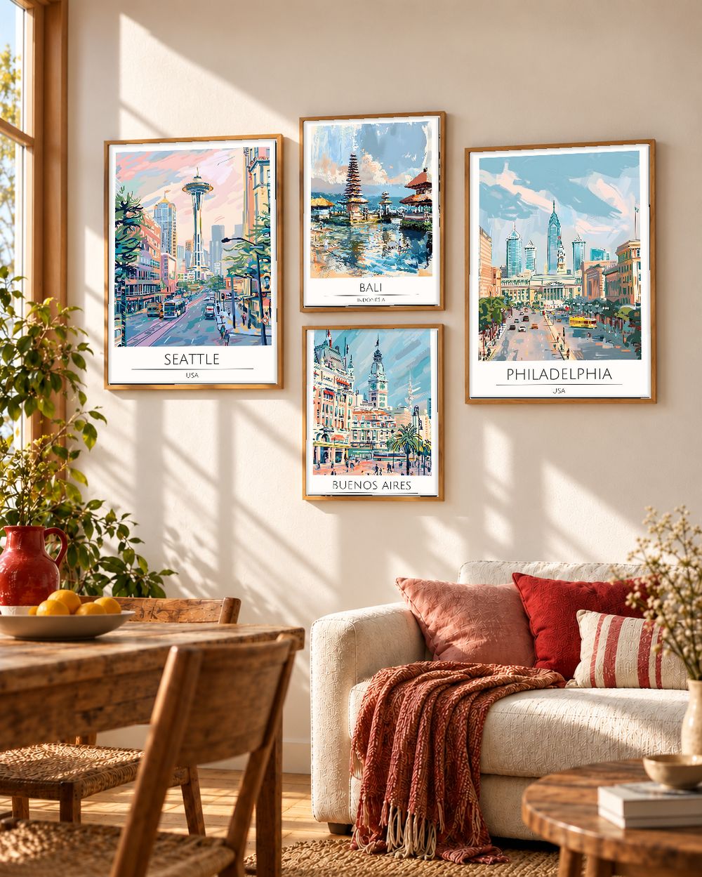 Set de 0 cuadros decorativos que combinan