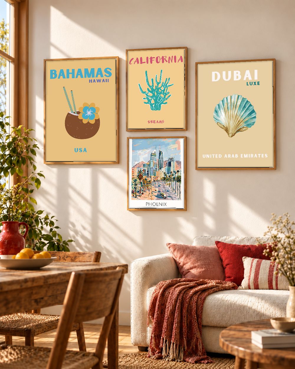 Set de 0 cuadros decorativos que combinan