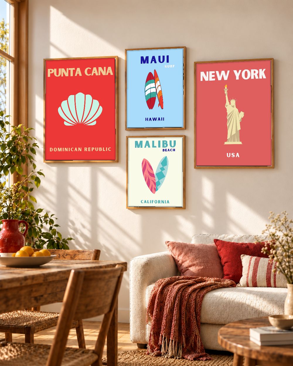 Set de 0 cuadros decorativos que combinan