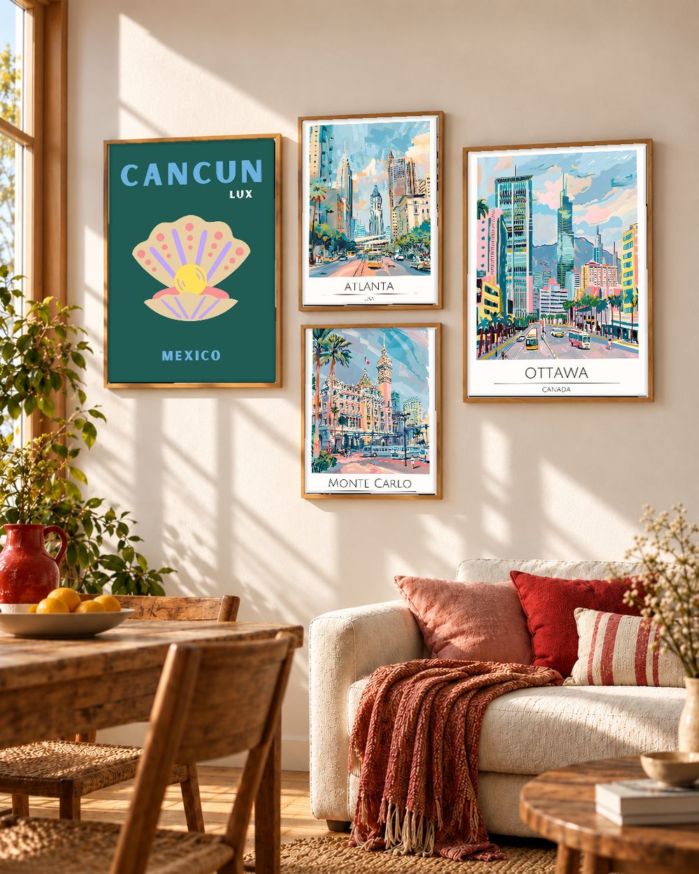 Set de 0 cuadros decorativos que combinan