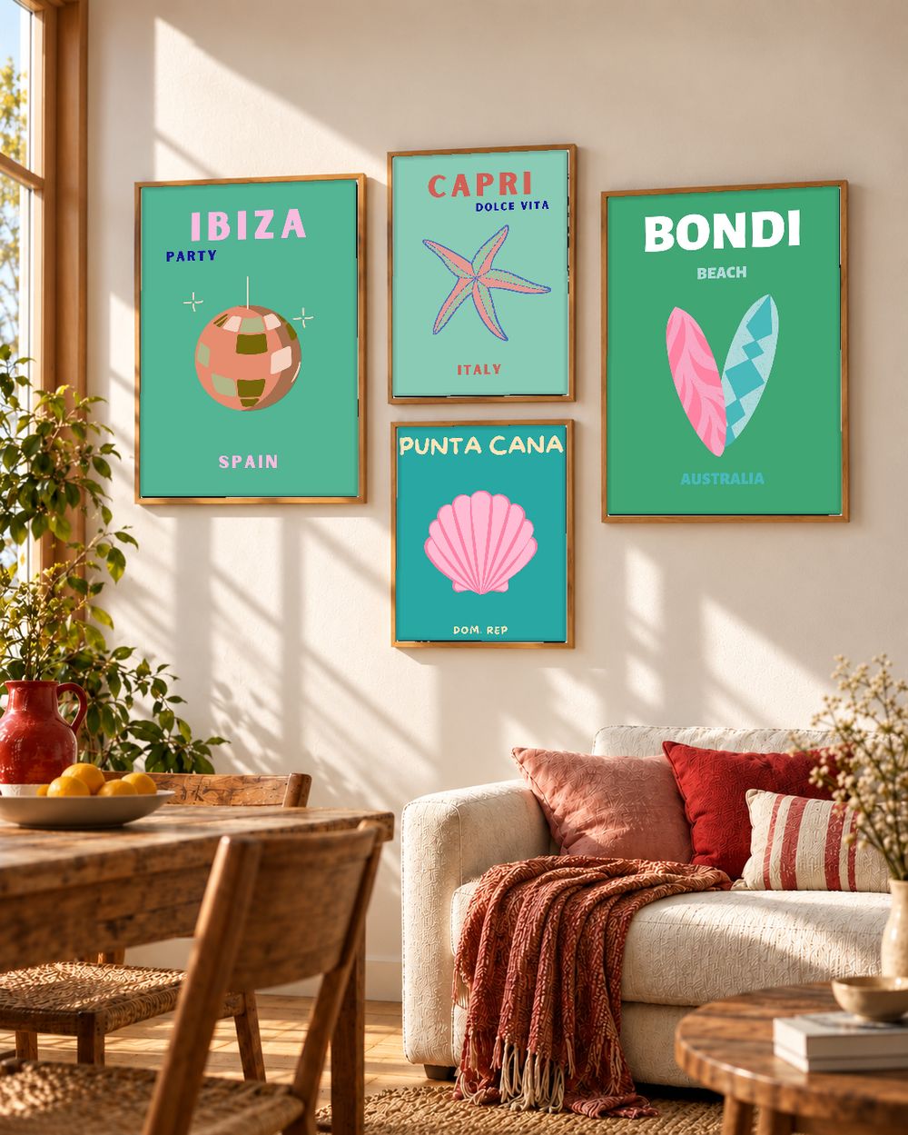 Set de 0 cuadros decorativos que combinan
