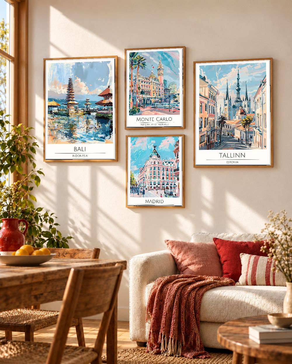 Set de 0 cuadros decorativos que combinan