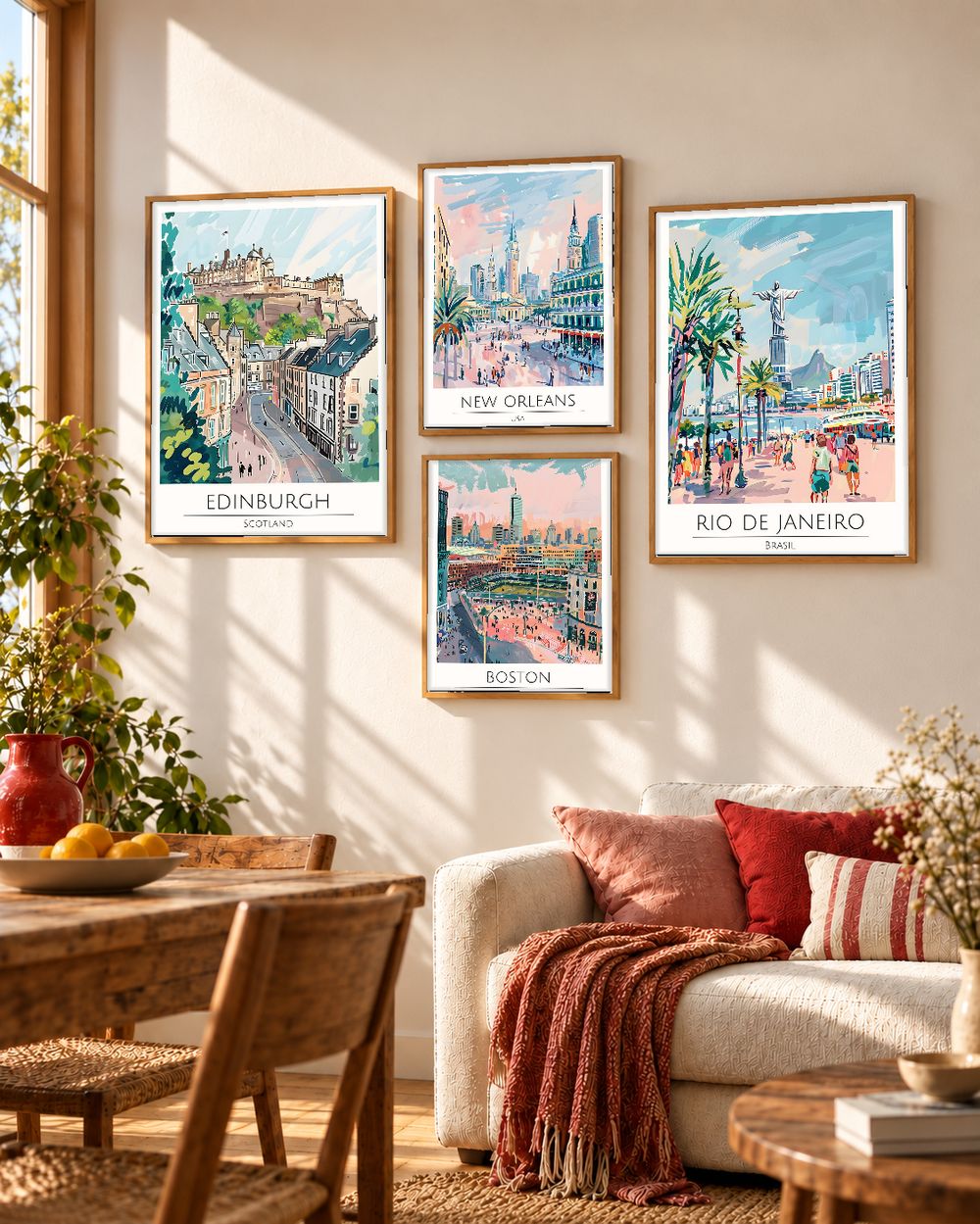Set de 0 cuadros decorativos que combinan