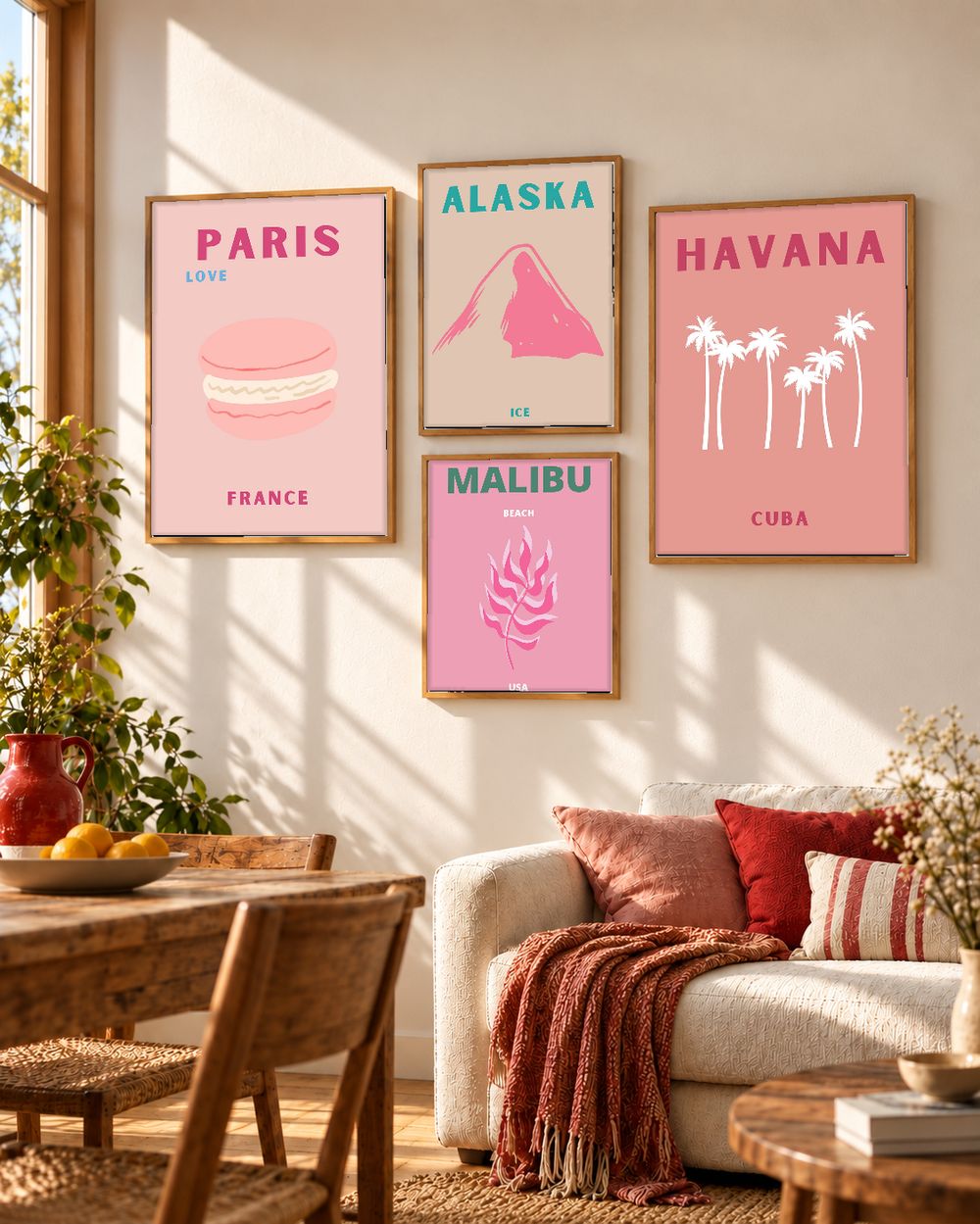 Set de 0 cuadros decorativos que combinan