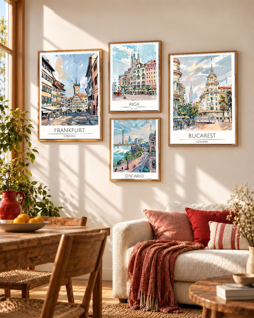Set de 0 cuadros decorativos que combinan
