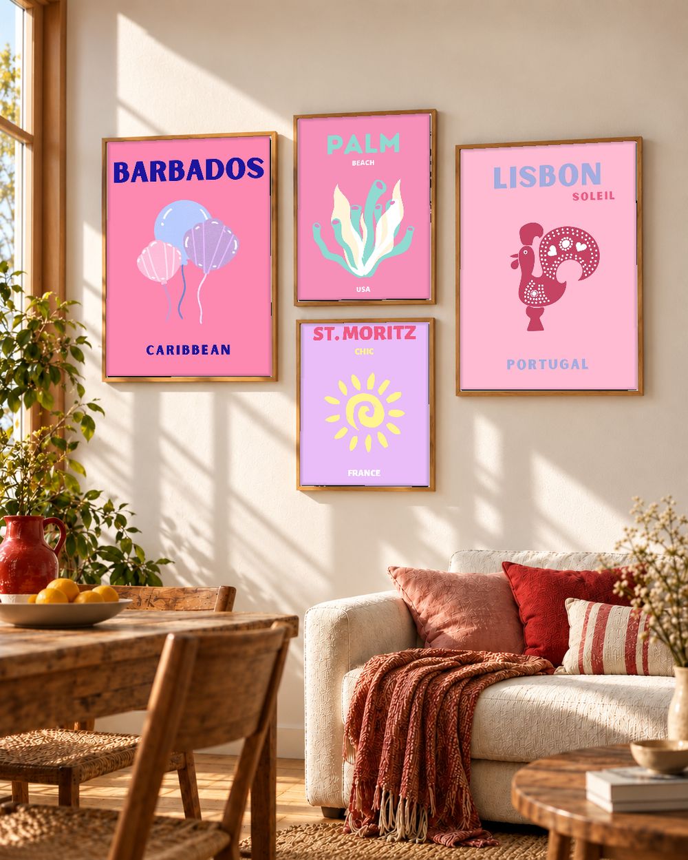 Set de 0 cuadros decorativos que combinan